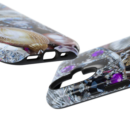 Impact-Resistant Phone Case – Chrome Jewel