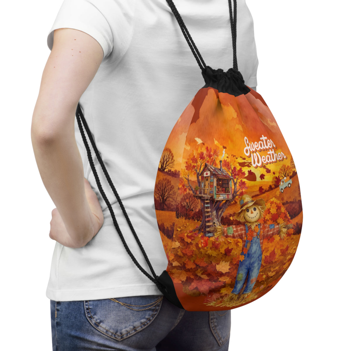Drawstring Bag – Sweater Weather