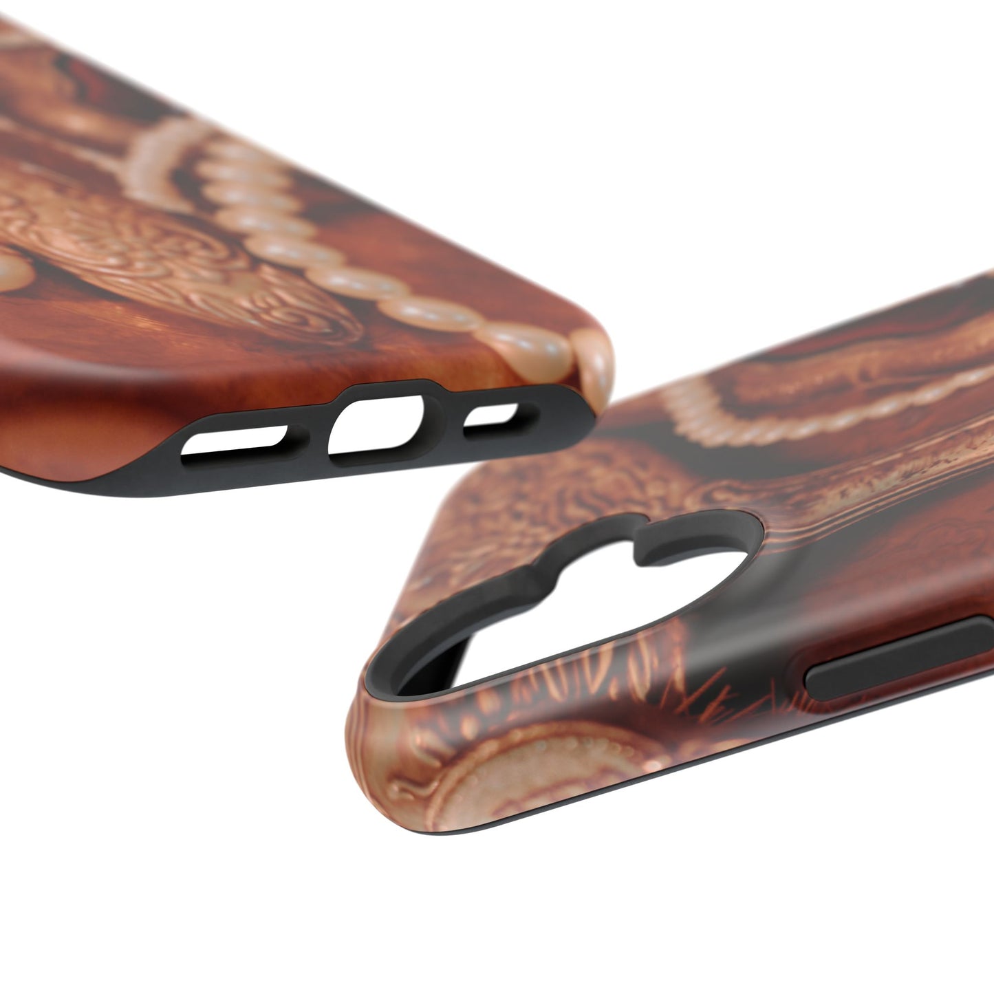 Wireless-Charging Compatible Case – Bronze Vanity