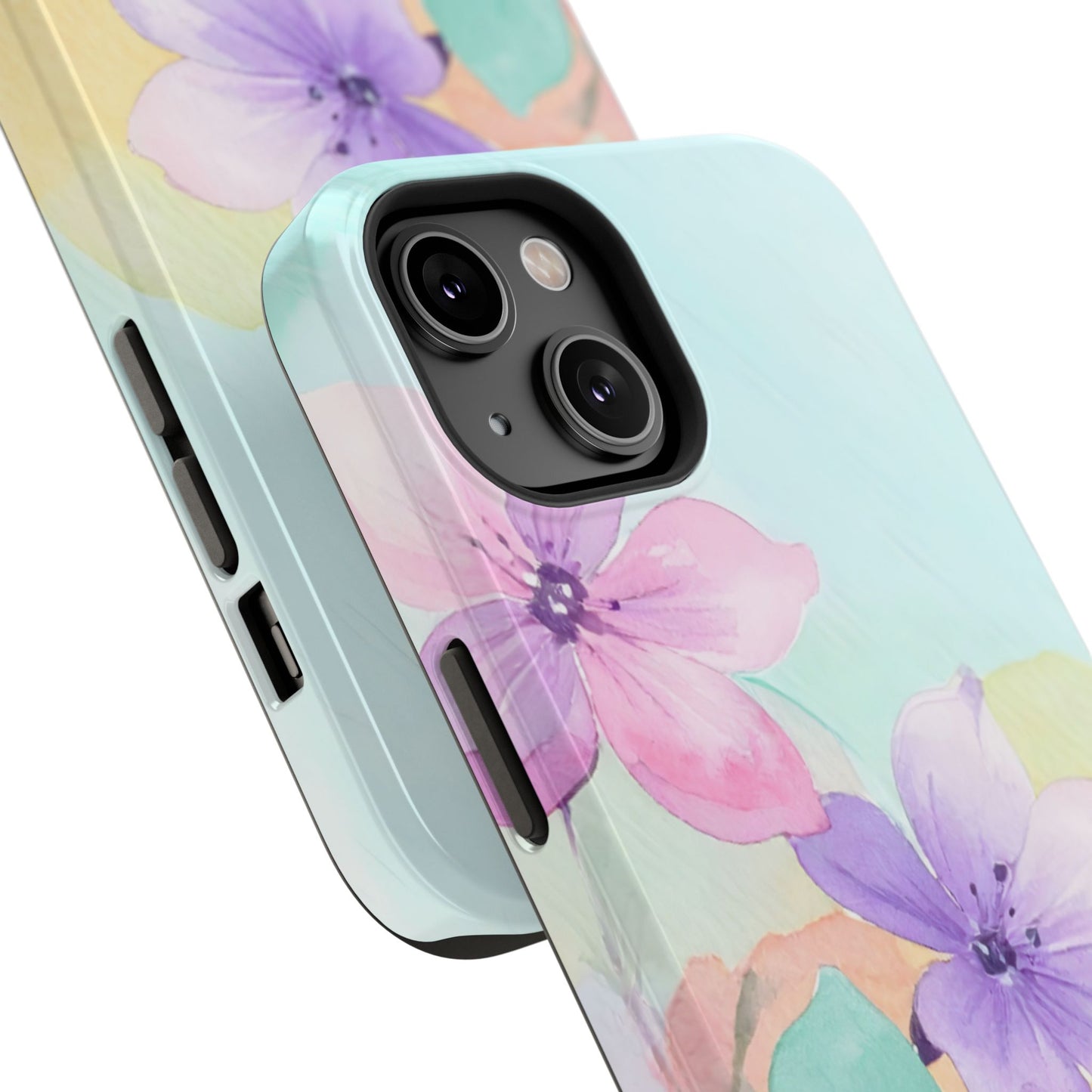 Impact-Resistant Phone Case – Water Petal