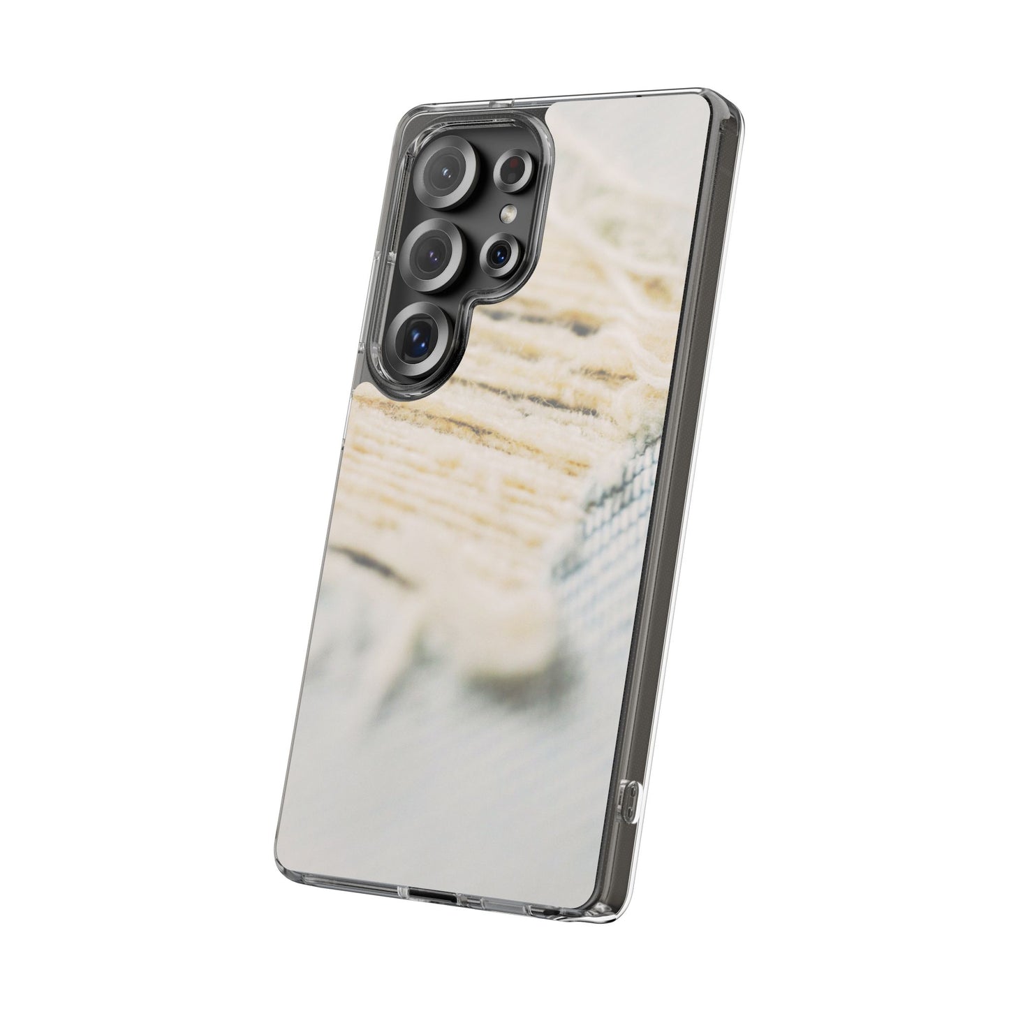 Clear Phone Case – Woven Warmth