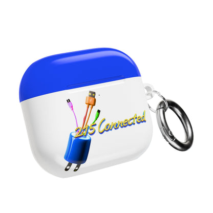 Wireless Earbud Case Cover – 215 Connected Cable Logo