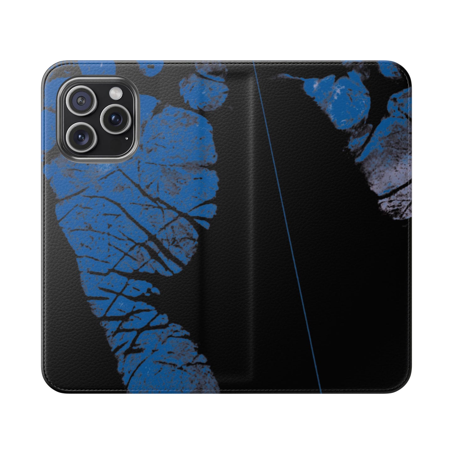 Flip Case – Mom’s Little Blue Footprints