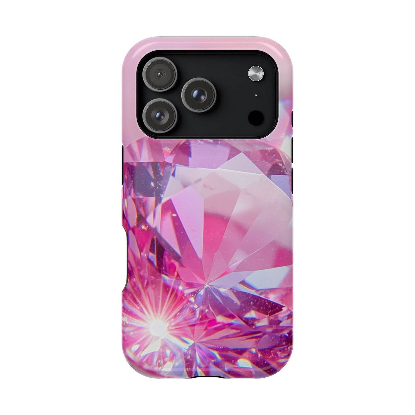 Wireless-Charging Compatible Case – Pink Ice