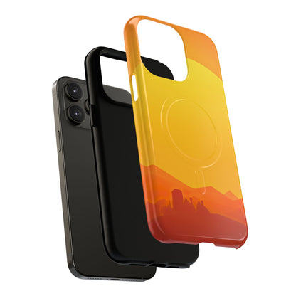 Protective Magnetic Phone Case — Desert Sunrise