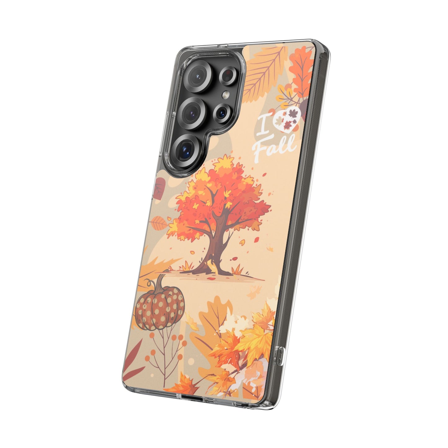 Clear Phone Case – Fall in Love