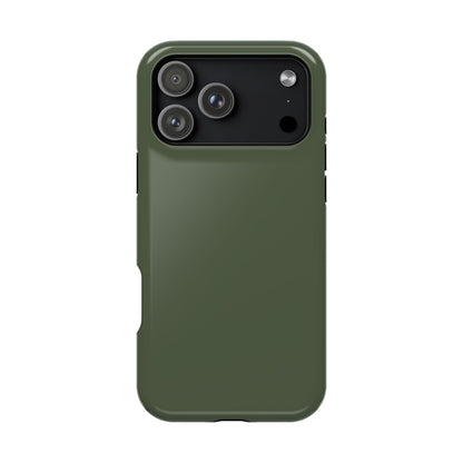 Impact-Resistant Phone Case — Military Green Protective Shockproof Cover