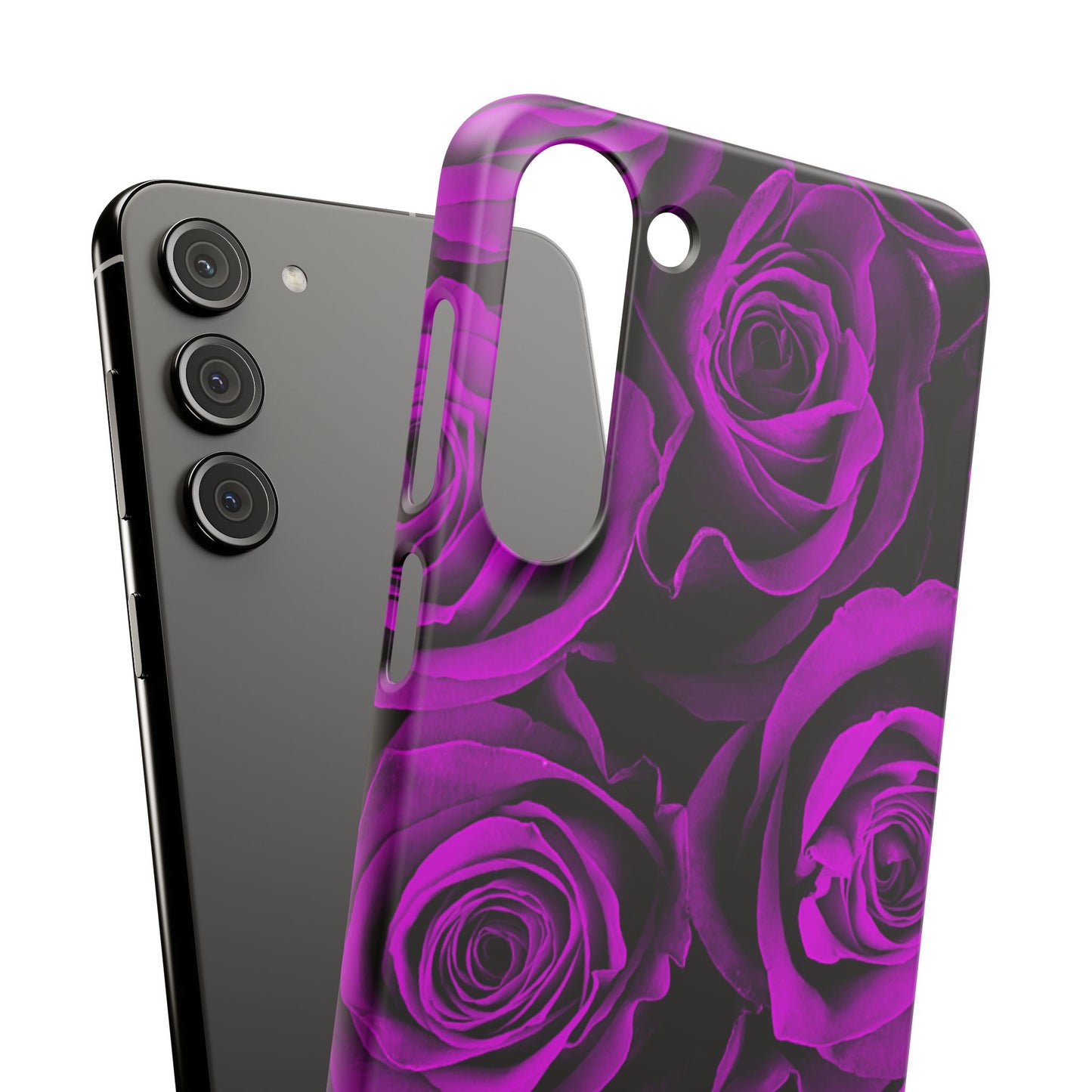 Snap Phone Case – Amethyst Roses