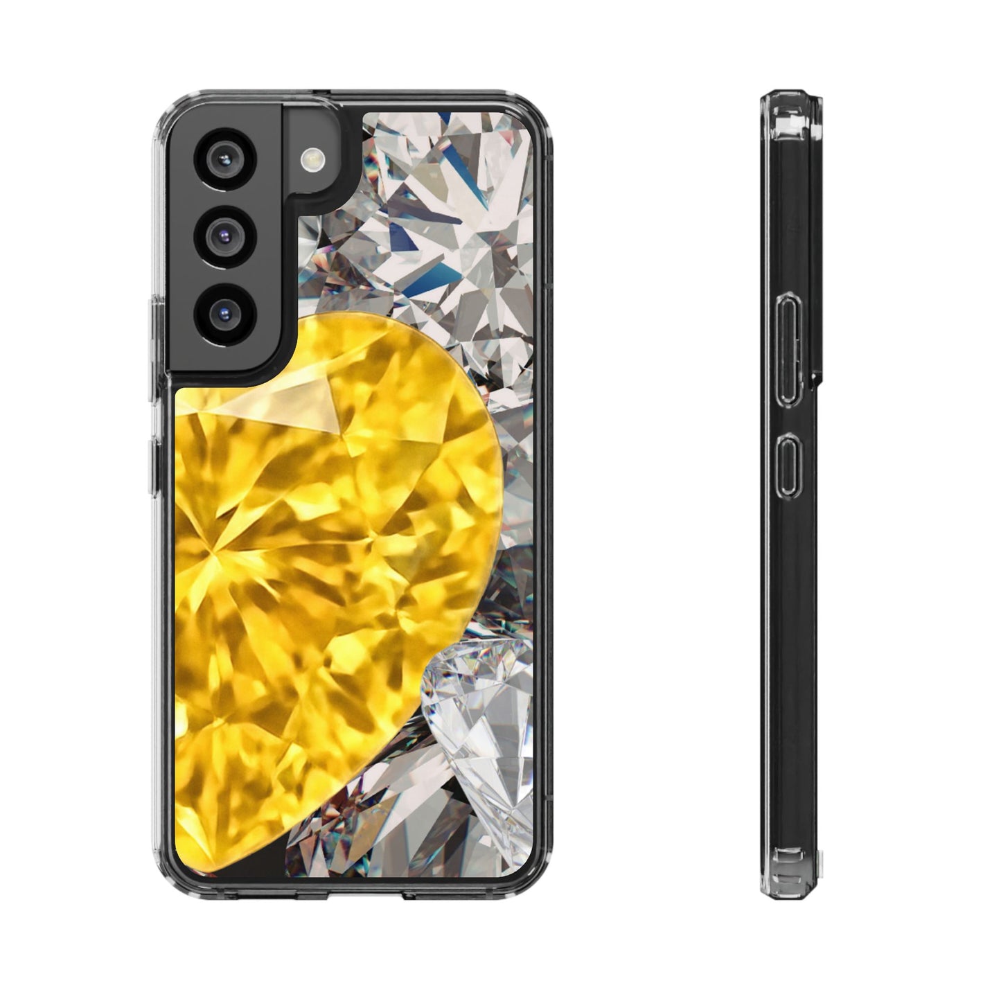 Clear Phone Case – Heart of Gold
