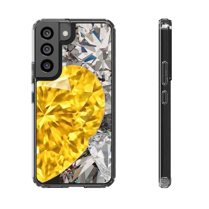 Clear Phone Case – Heart of Gold