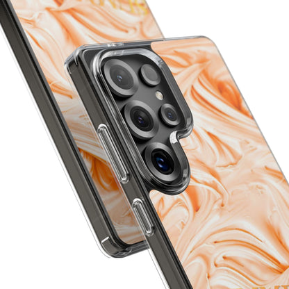 Clear Phone Case – Peach Sorbet