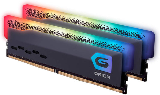 Orion RGB DDR4 RAM, 16GB (8Gbx2) 3200Mhz 1.35V XMP2.0, Intel/Amd Compatible, Long DIMM High Speed Desktop Memory, Hardcore Immersive Gaming/Multimedia Content Creation/Quality Live Streaming