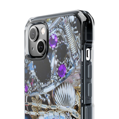 Clear Magnetic Phone Case – Chrome Jewel