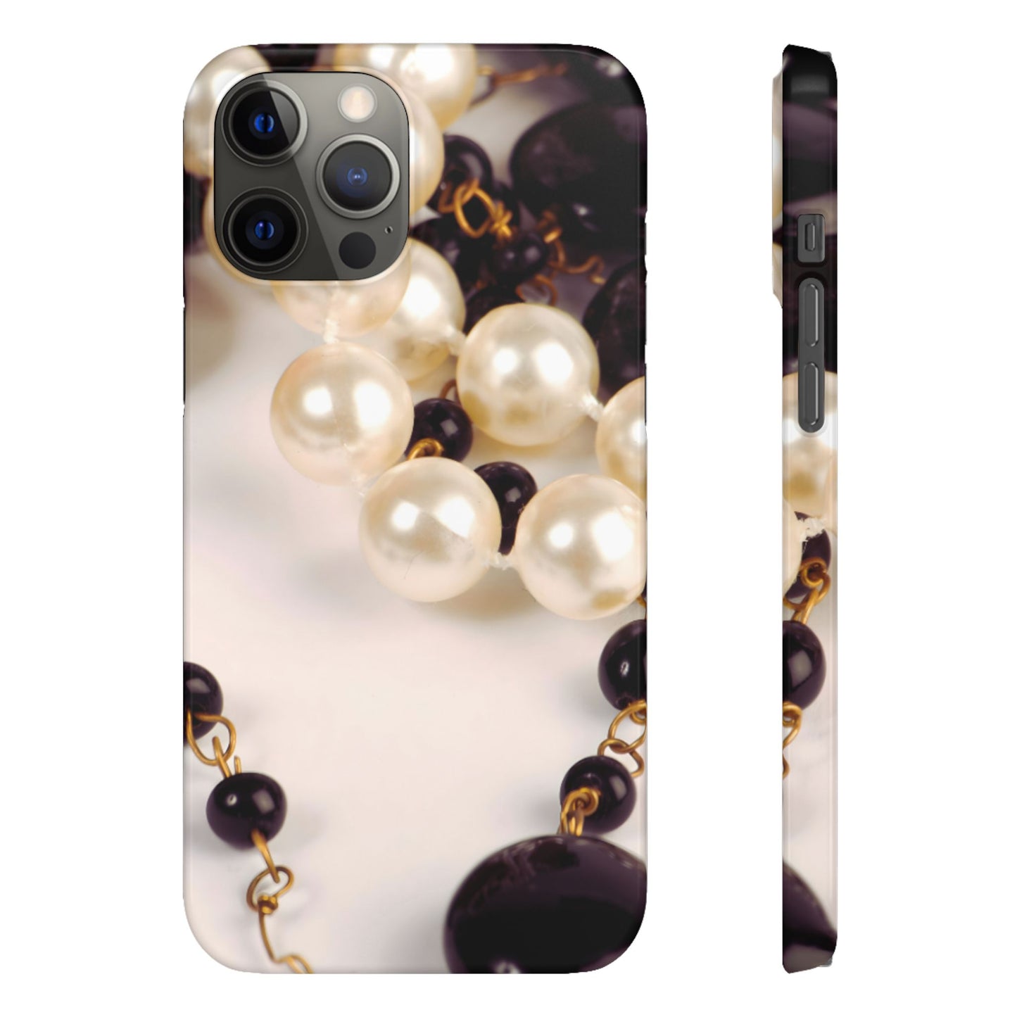 Snap Phone Case – Noir Pearl