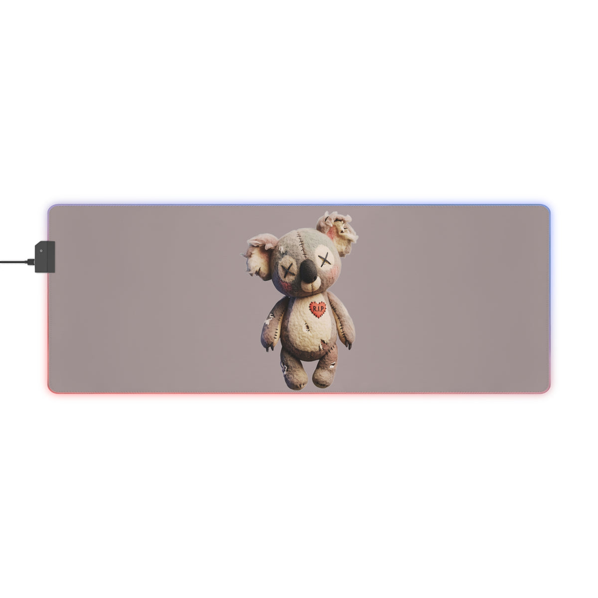 Gaming LED Desk Mat – Cursed Cuddles