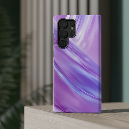 Impact-Resistant Phone Case – Lavender Wave