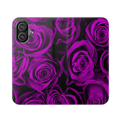 Flip Case – Amethyst Roses