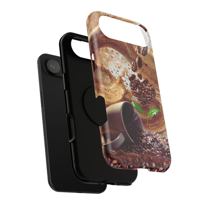 Impact-Resistant Phone Case – Love at First Sip – Compatible with iPhone 11–17 & Samsung Galaxy S22–S26 Series