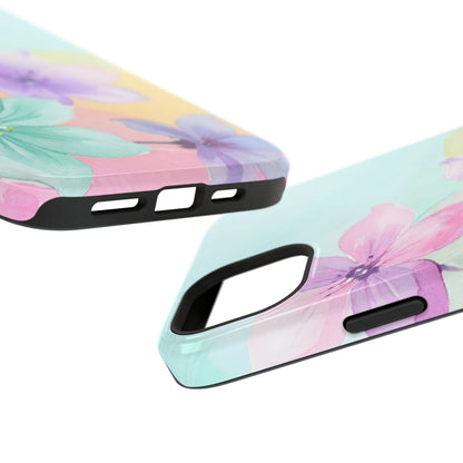 Impact-Resistant Phone Case – Water Petal