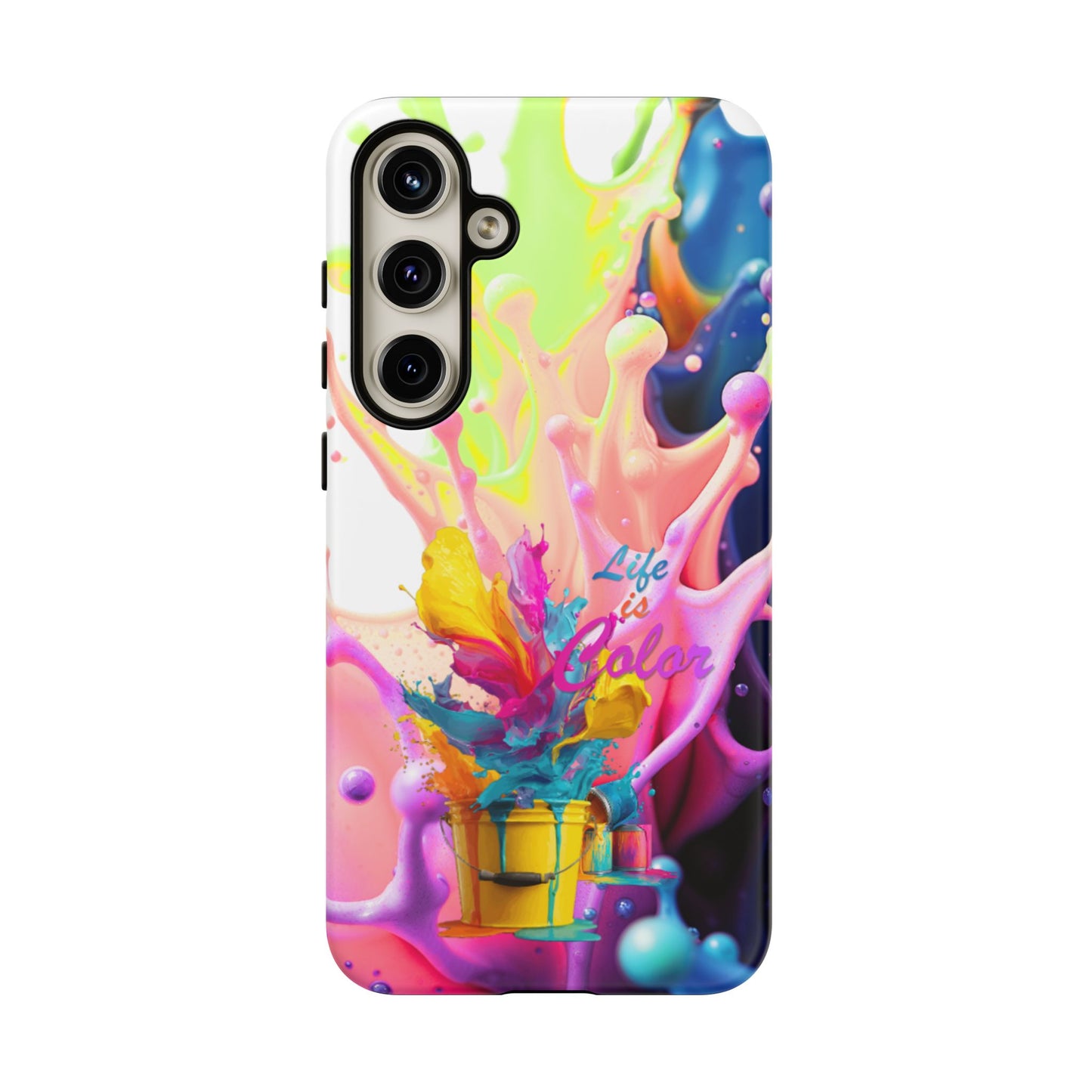 Color Splash Phone Case — “Life in Color” Protective Tough Case