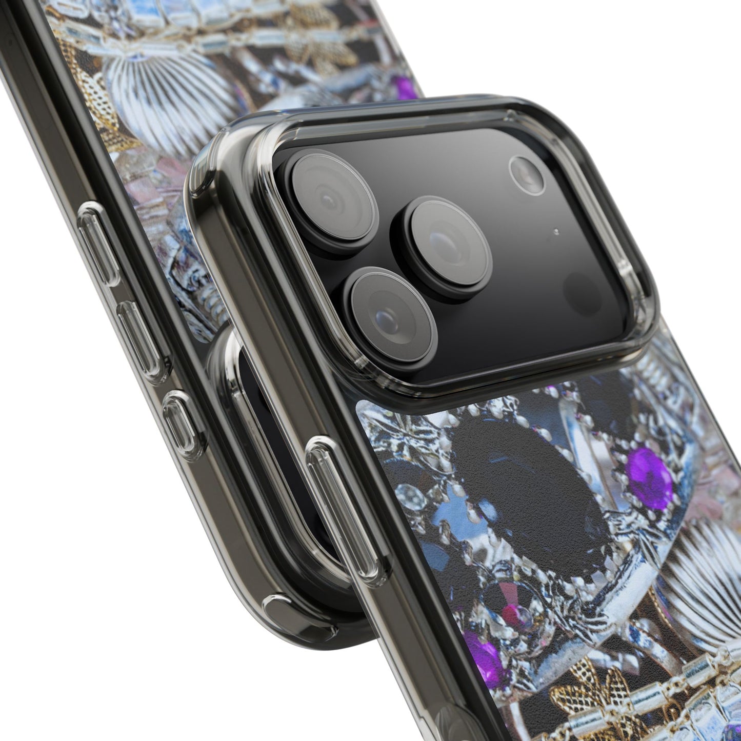Clear Phone Case – Chrome Jewel