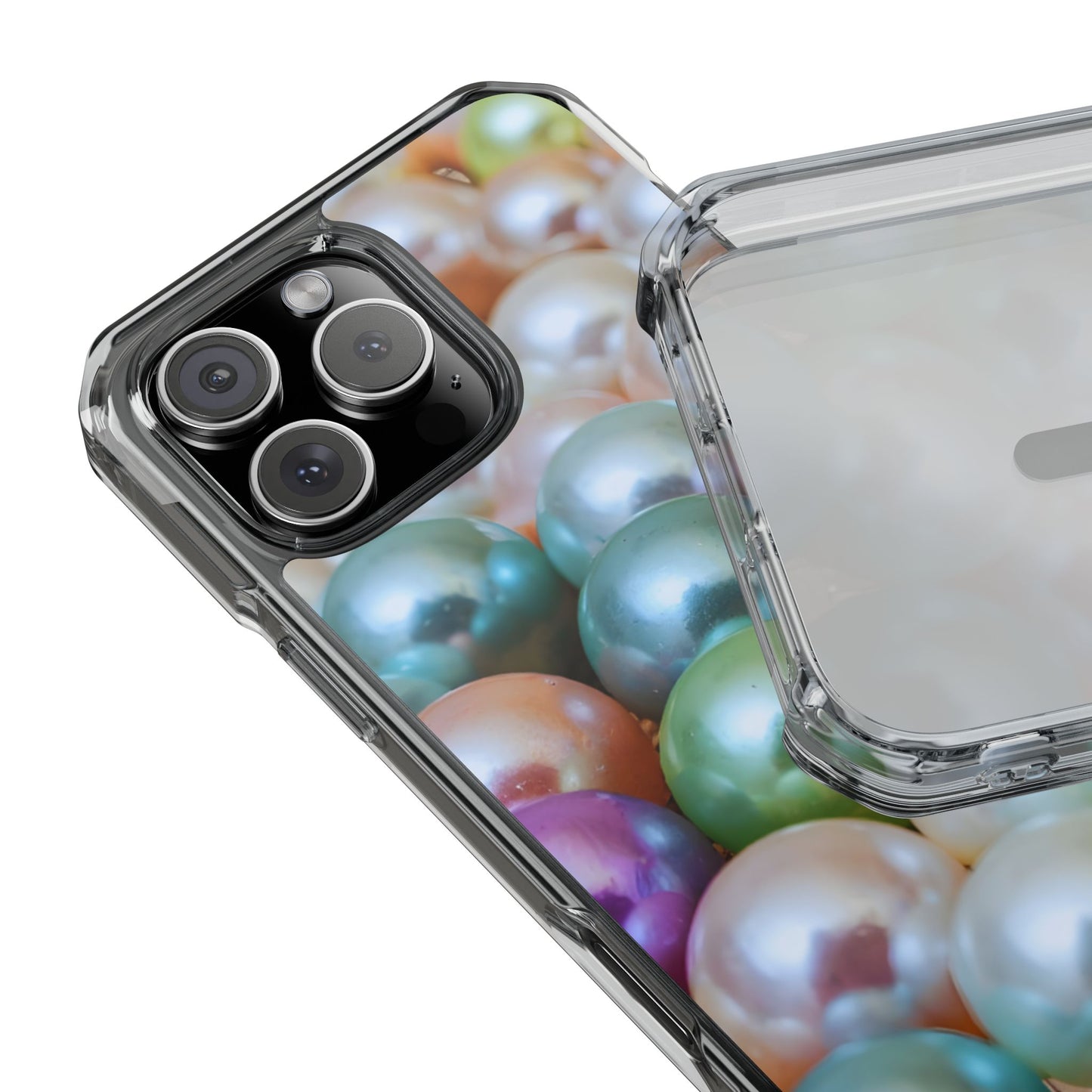 Clear Magnetic Phone Case – Pearl Pop