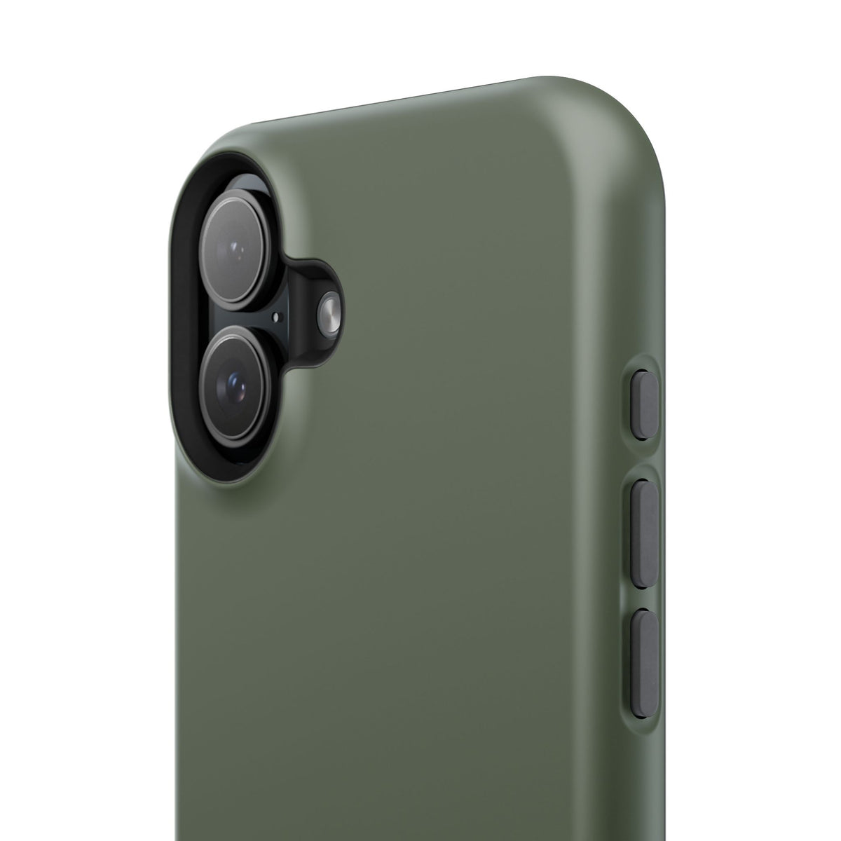 Impact-Resistant Phone Case — Military Green Protective Shockproof Cover