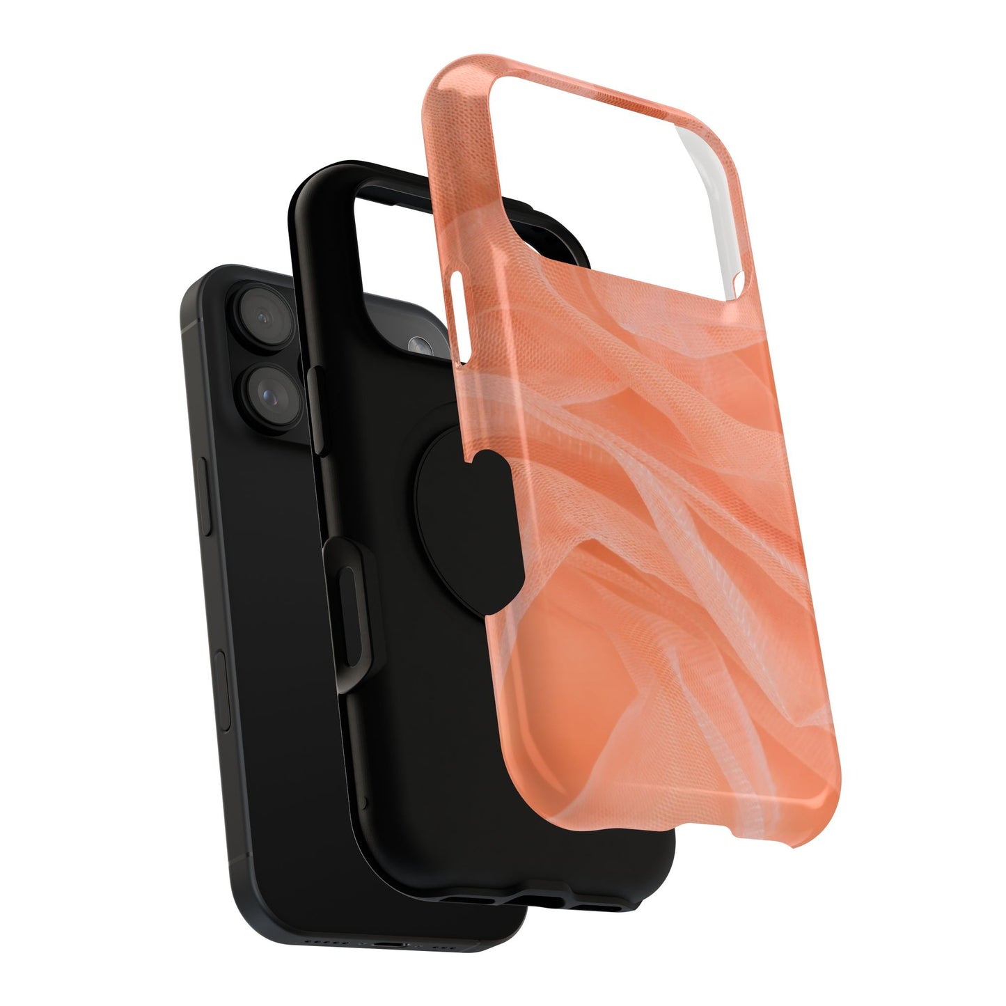 Impact-Resistant Phone Case – Coral Veil