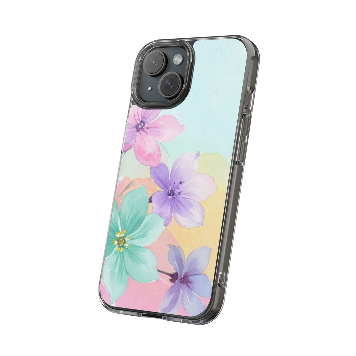 Clear Phone Case – Water Petal