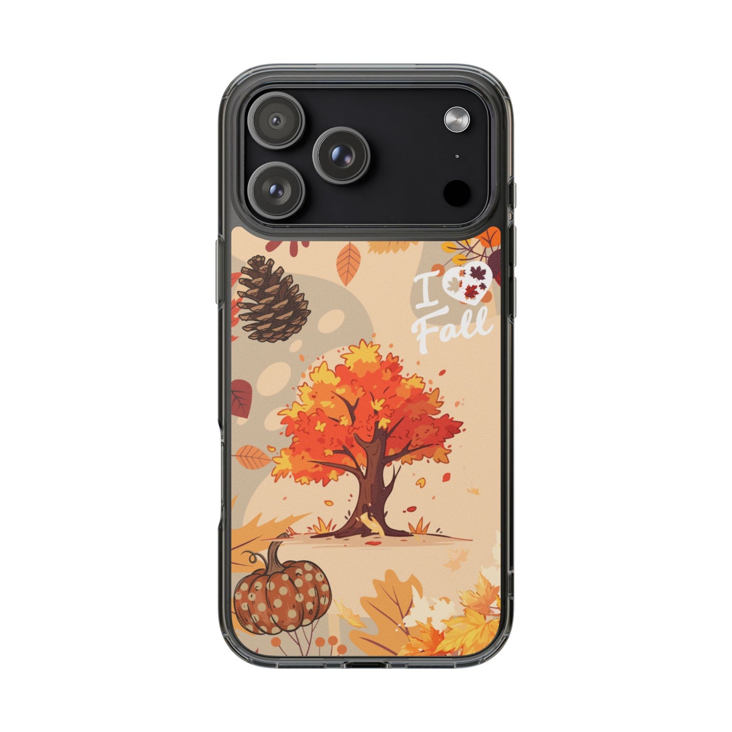 Clear Phone Case – Fall in Love