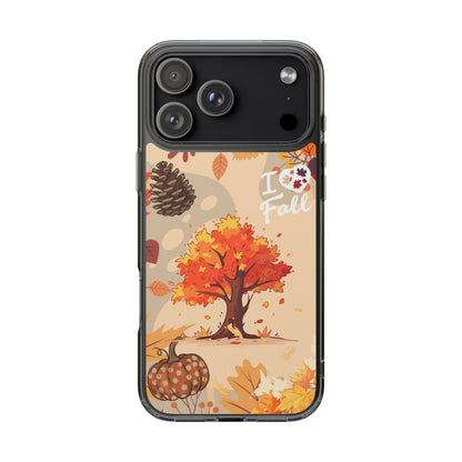 Clear Phone Case – Fall in Love