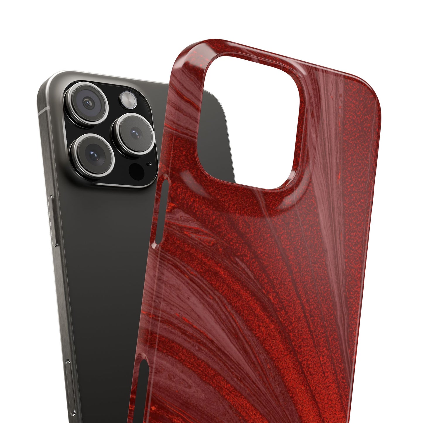 Snap Phone Case – Crimson Current