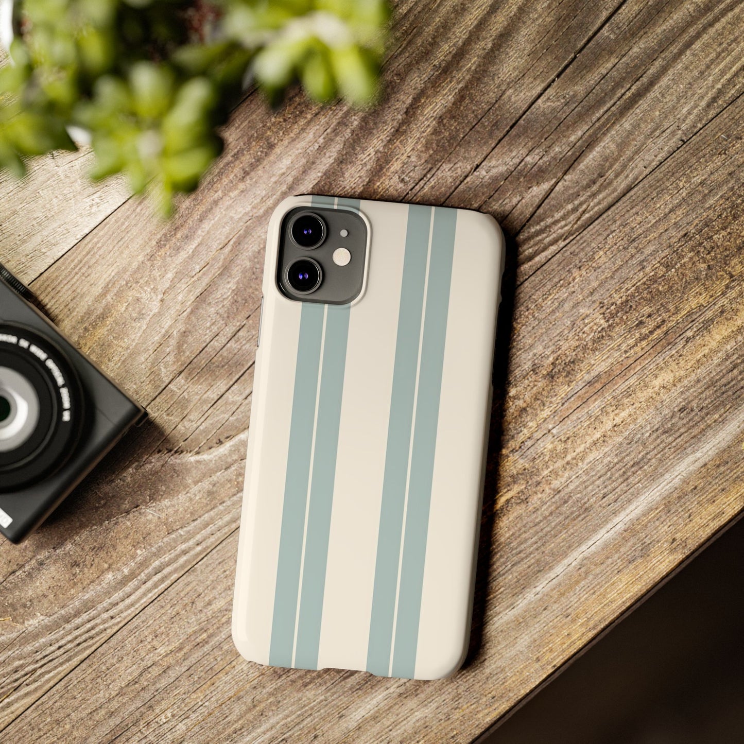 Slim Phone Case – Coastal Stripe