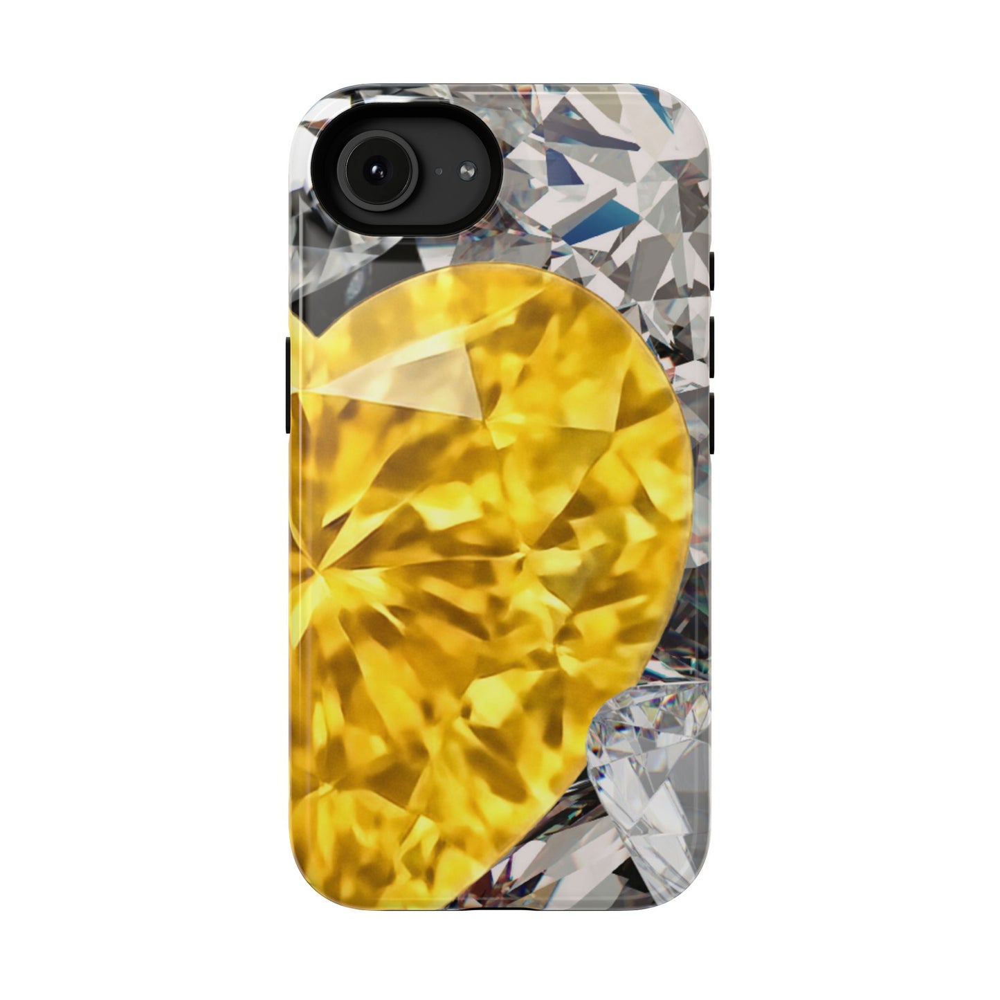 Impact-Resistant Phone Case – Heart of Gold