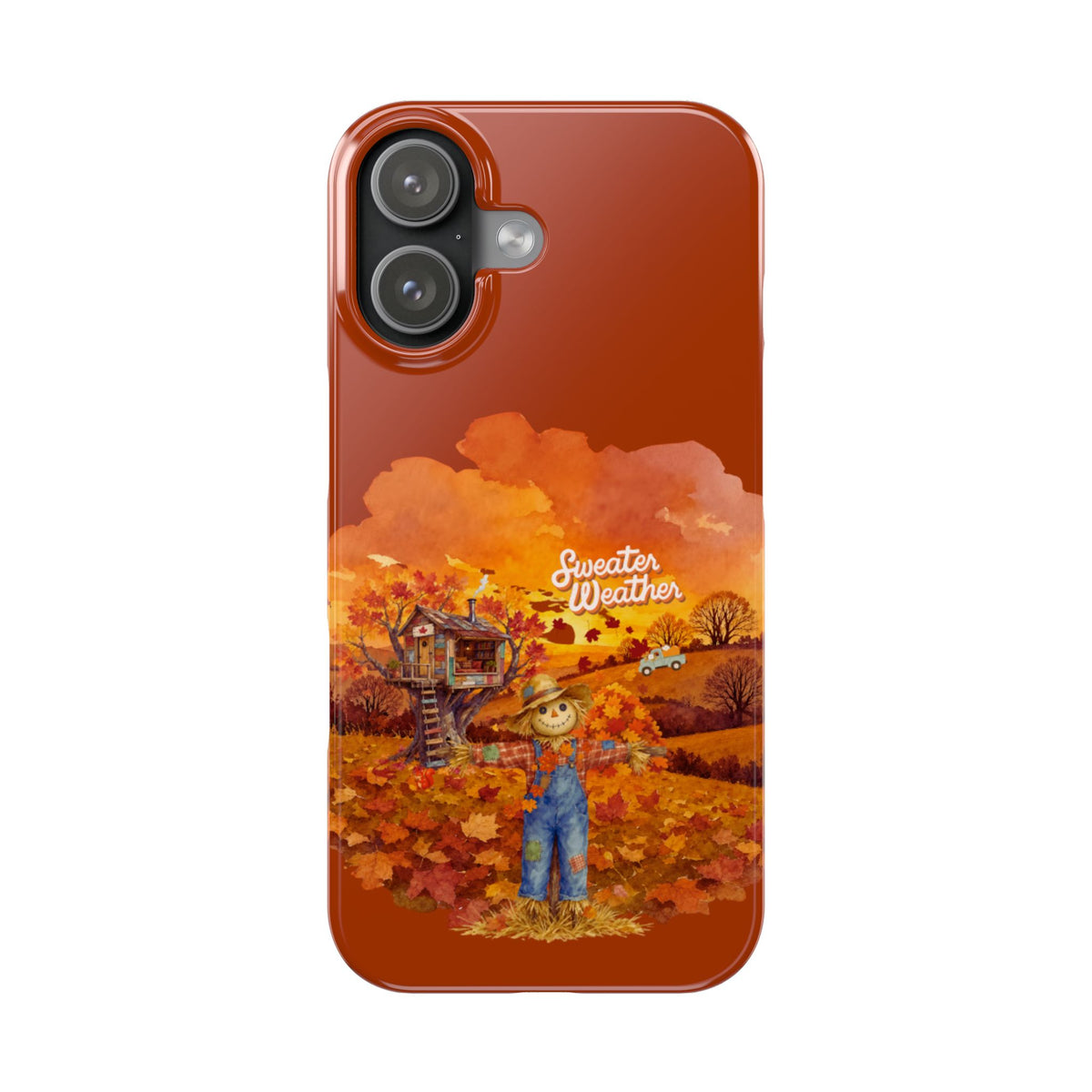 Slim Phone Case – Sweater Weather – Compatible with iPhone 11–17 Series