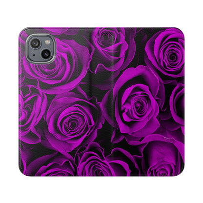 Flip Case – Amethyst Roses