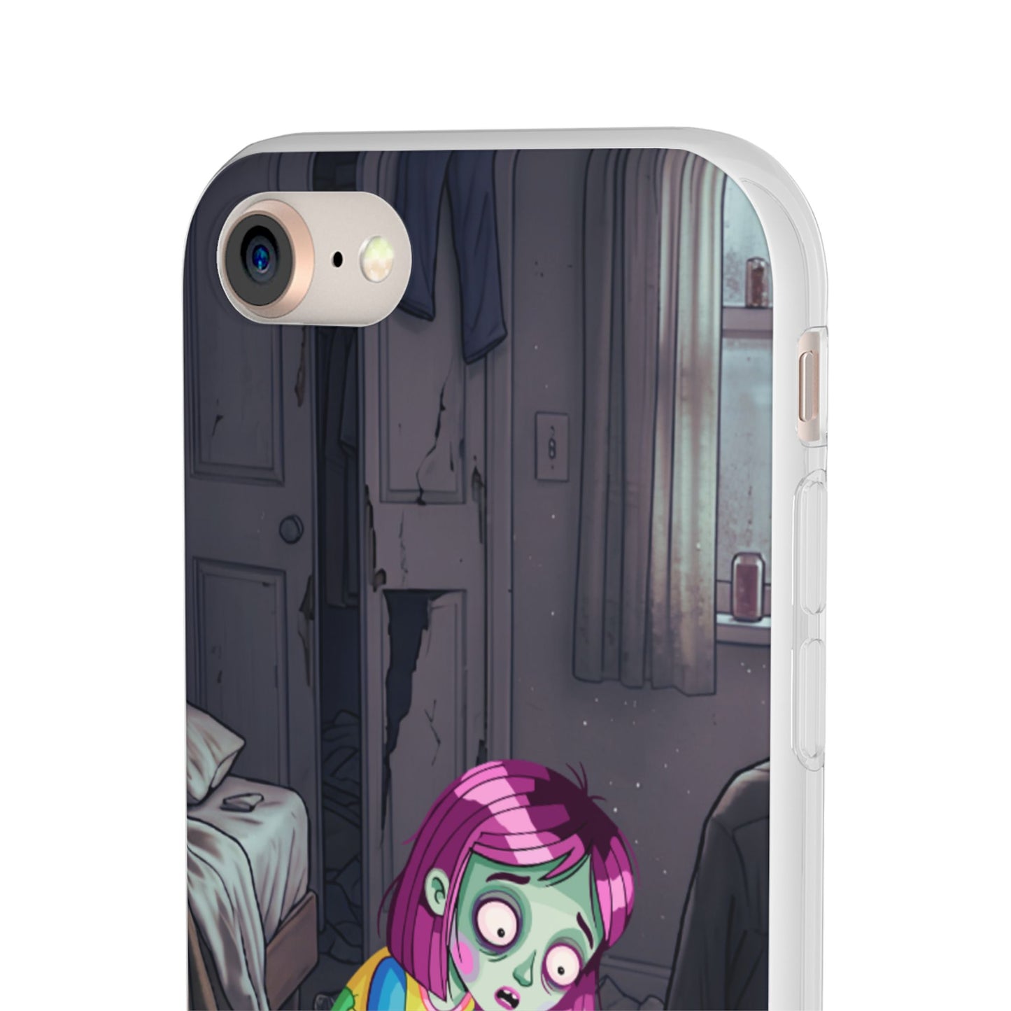 Zombie Girl Phone Case — Cute Creepy Cartoon Phone Cover