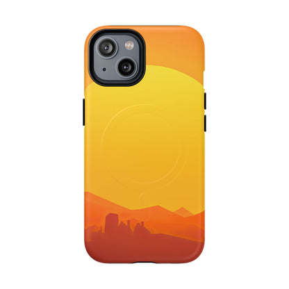 Protective Magnetic Phone Case — Desert Sunrise
