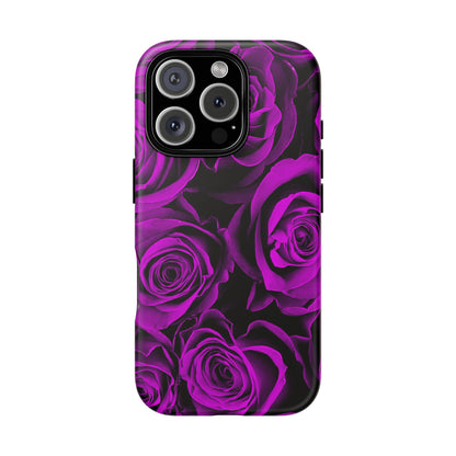 Protective Phone Case – Amethyst Roses