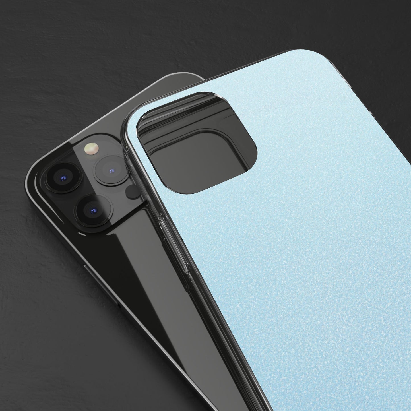 Clear Phone Case – Blue Whisper