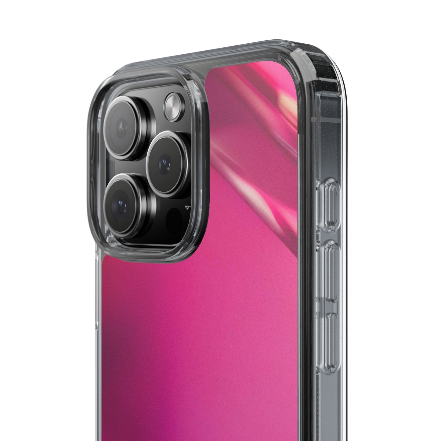 Clear Phone Case – Magenta Motion