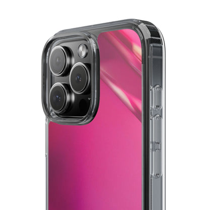 Clear Phone Case – Magenta Motion