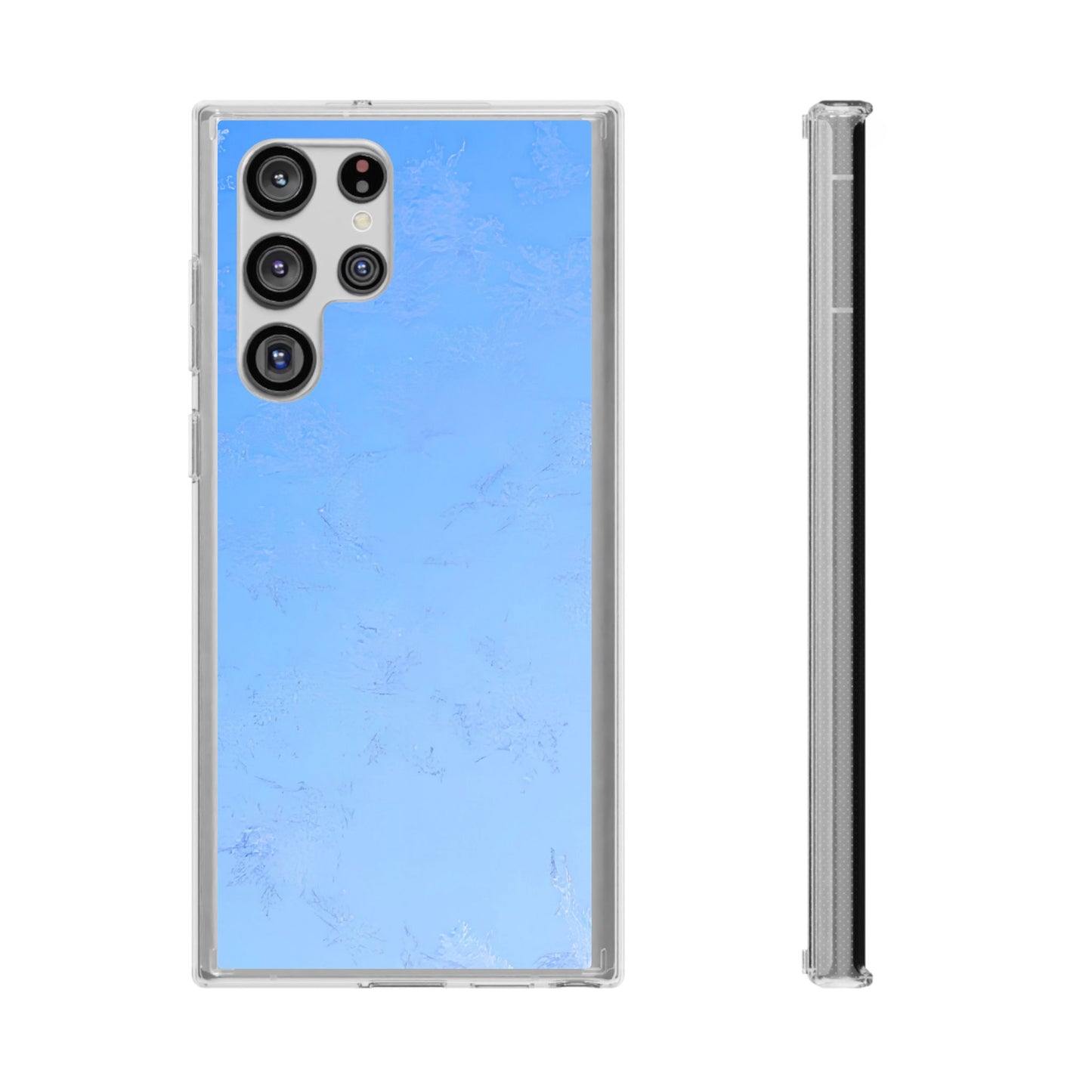 Clear Phone Case – Azure Fade