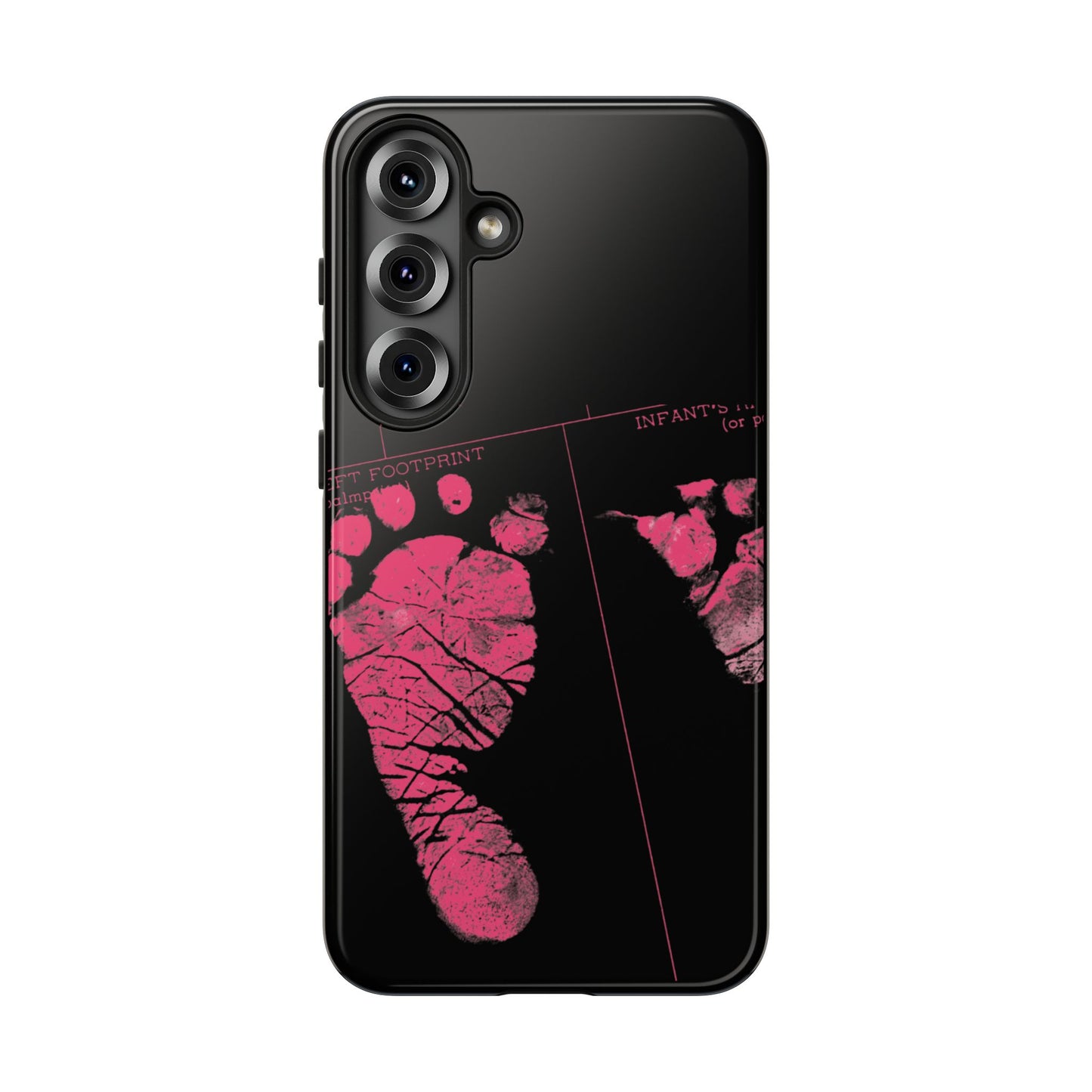 Protective Phone Case – Mom’s Little Pink Footprints