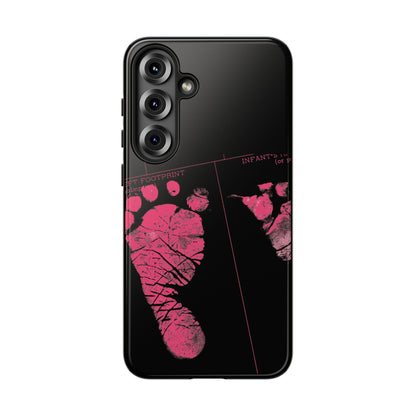 Protective Phone Case – Mom’s Little Pink Footprints