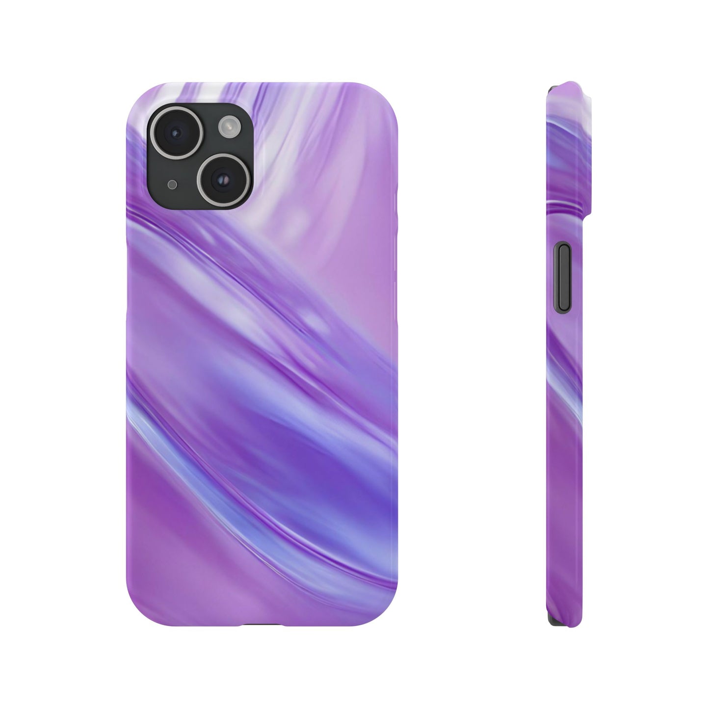 Slim Phone Case – Lavender Wave
