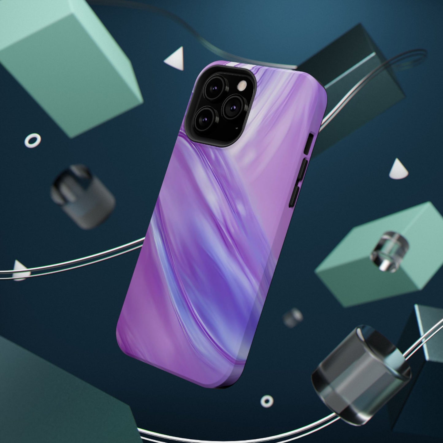 Impact-Resistant Phone Case – Lavender Wave