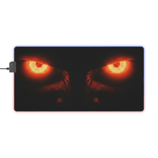 LED Desk Mat – Blazing Monster Eye