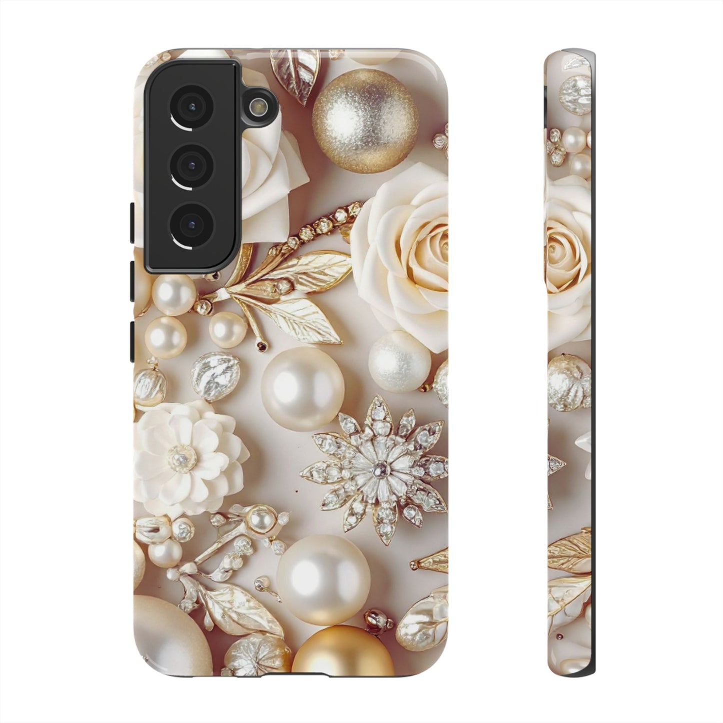 Protective Phone Case – Ivory Opulence