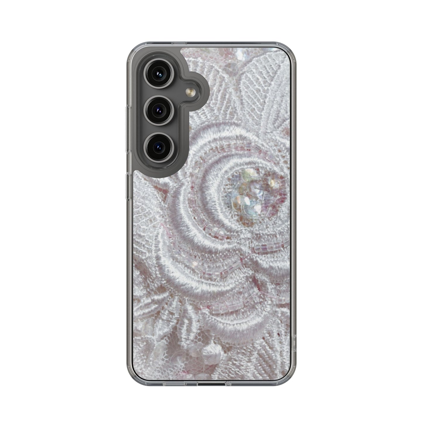 Clear Phone Case – Lace Veil